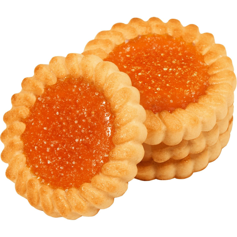 Печенье Деловой Стандарт сдобное Cookies with orange marmalade, 100г - фото 2