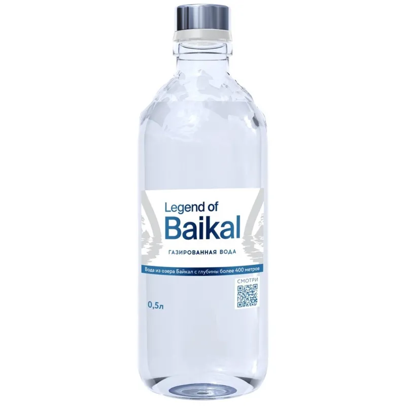 Вода питьевая LEGEND of BAIKAL газ 0,5 л стек - фото 2
