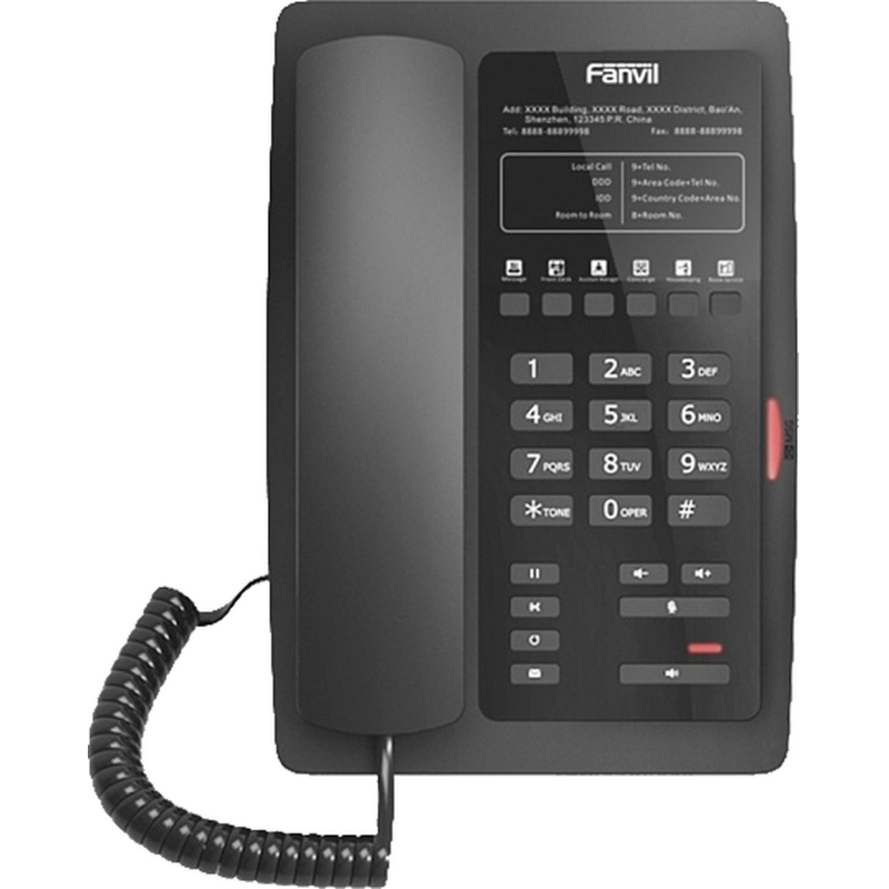 IP-телефон Fanvil H3W, 2x 10/100 Мбит, PoE, wi-fi - фото 2