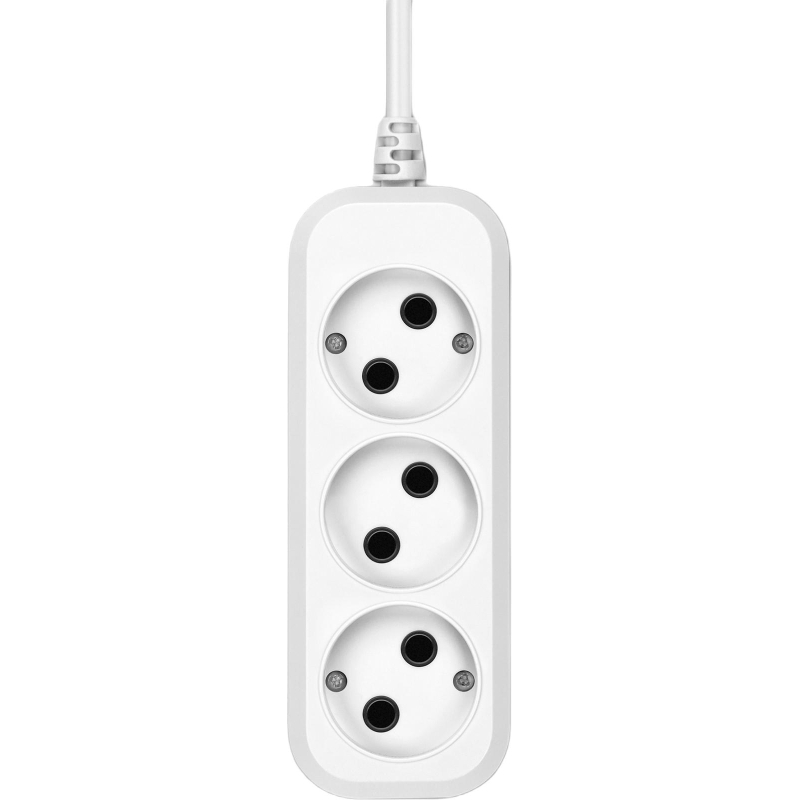 Удлинитель Buro BU-PSL3.1/W 1.5м (3 розетки) белый (пакет ПЭ) - фото 2