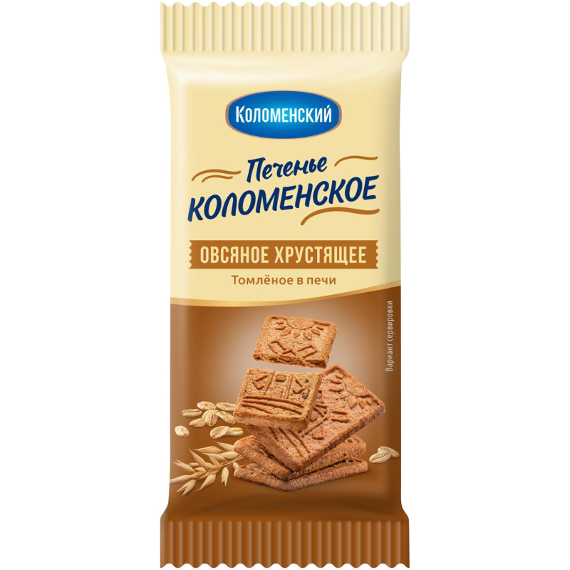 Печенье Коломенское злак Овсяное хруст томлен в печи 30гx120 шт, уп/3,6кг - фото 2
