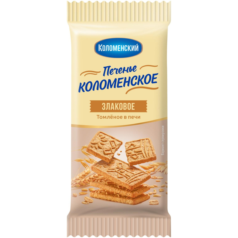 Печенье Коломенское злаковое, 30гx120шт, уп/3,6кг - фото 2
