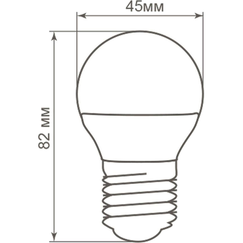 Лампа светодиодная Feron LB-38 Шарик E27 5W 175-265V 4000K(25405) - фото 3