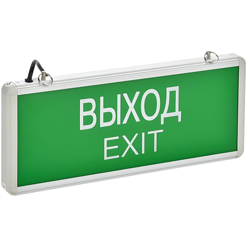 Светильник светод. ССА 1001 ВЫХОД-EXIT 3Вт авар. IEK LSSA0-1001-003-K03 - фото 1