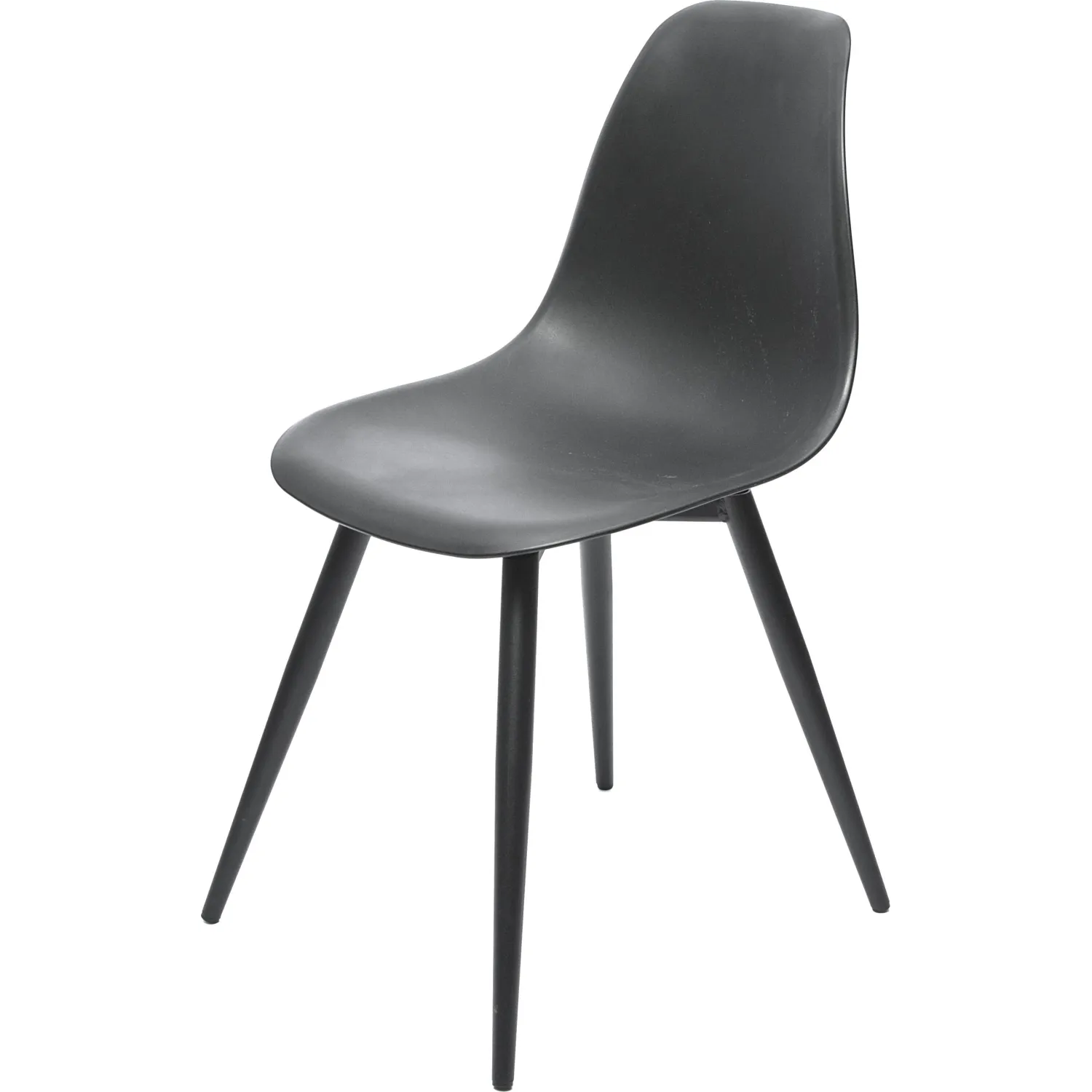 Стул EAMES PLAST HN BLACK (BOX-4) (KM) RU K02 черный/черный - фото 1