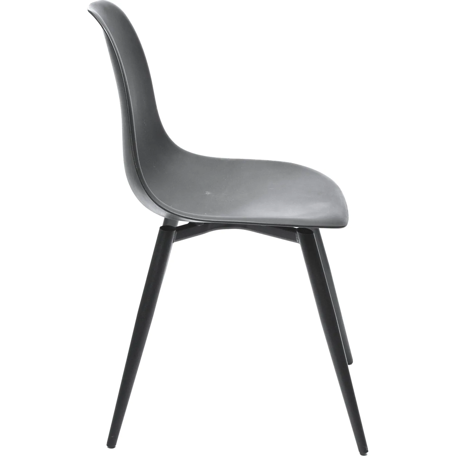 Стул EAMES PLAST HN BLACK (BOX-4) (KM) RU K02 черный/черный - фото 2
