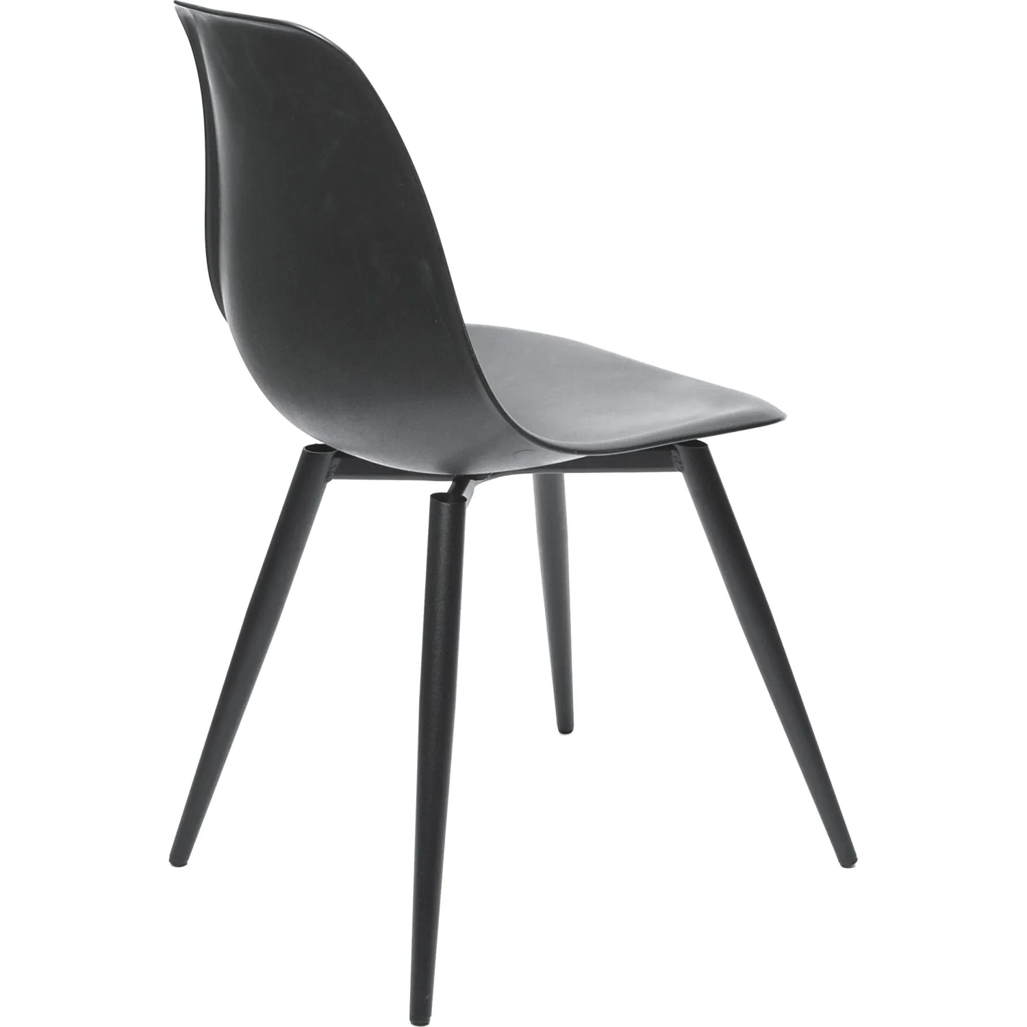 Стул EAMES PLAST HN BLACK (BOX-4) (KM) RU K02 черный/черный - фото 3