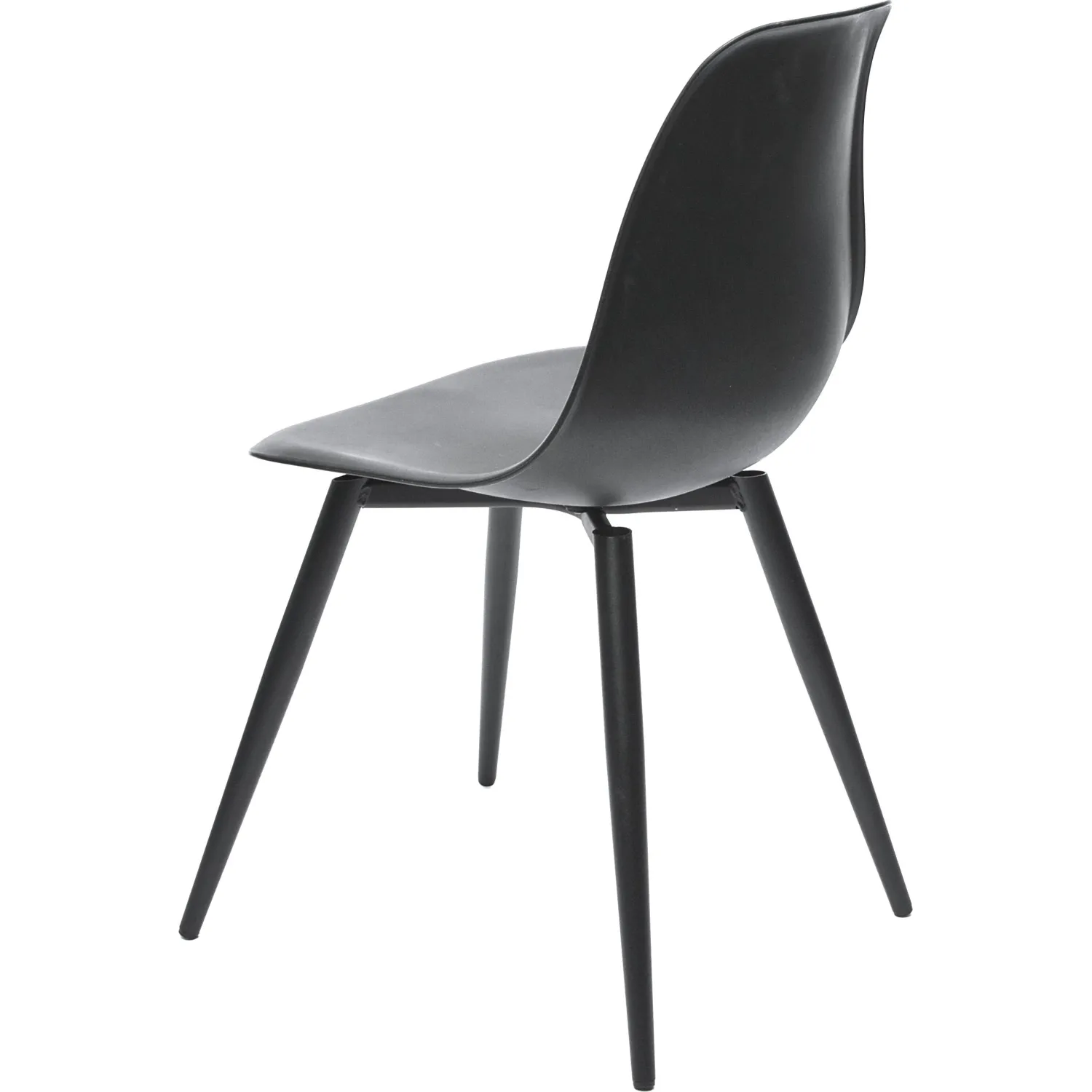 Стул EAMES PLAST HN BLACK (BOX-4) (KM) RU K02 черный/черный - фото 5