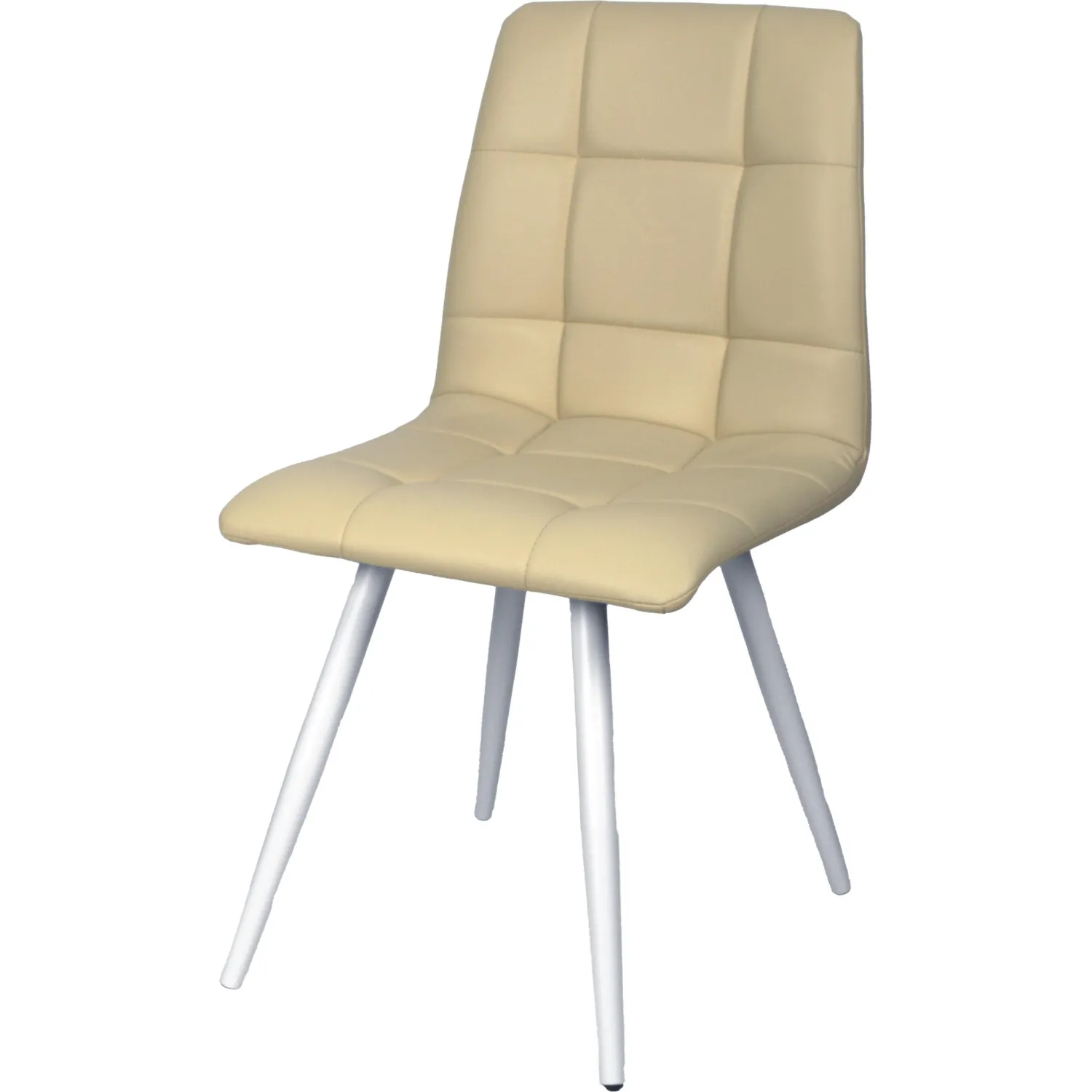 Стул MERI HN WHITE (BOX-4) RU ECO-07 бежевый/бел - фото 1