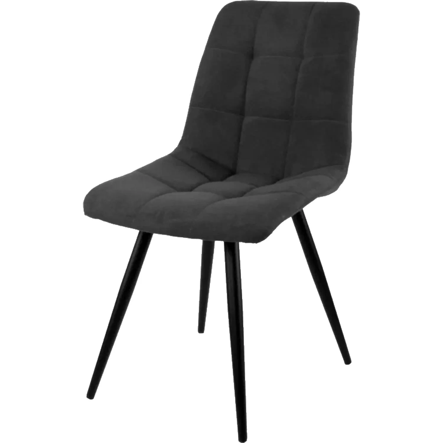 Стул FORM HN BLACK (BOX-4) RU SORO-95 темно-серый/ черный - фото 1