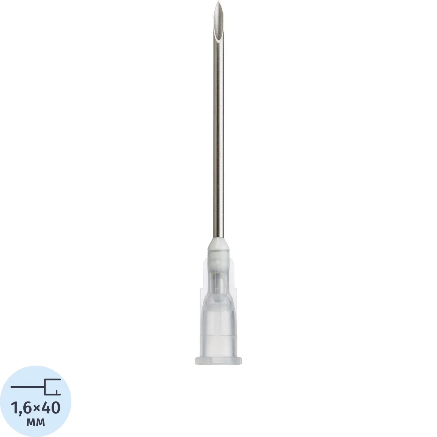 Игла инъекционная 16G (1,6х40 мм), Paramed 100 шт/уп - фото 1