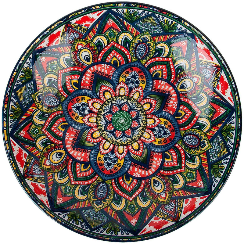 Тарелка Arabesque (синий) 21x21x4,5см 6шт/уп - фото 1
