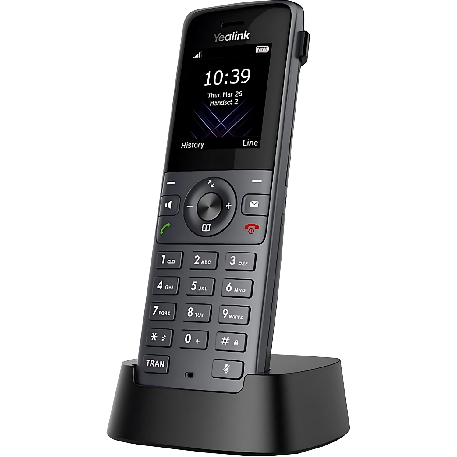 IP-DECT телефон комплект  Yealink W74P (база W70B+трубка W74H) - фото 1
