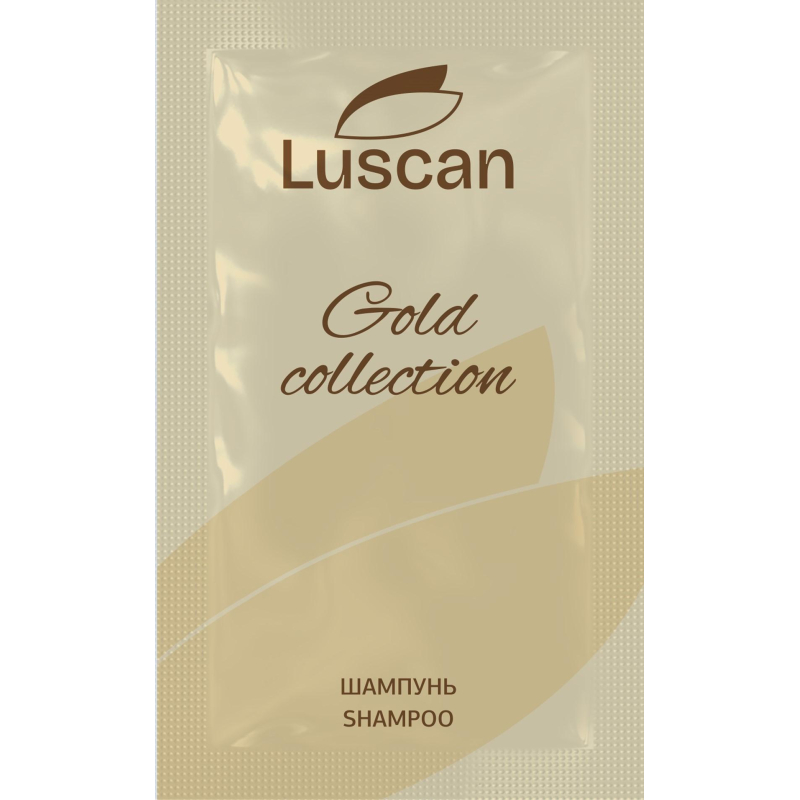 Шампунь Luscan Gold Collection, саше 10мл,500шт/уп - фото 1