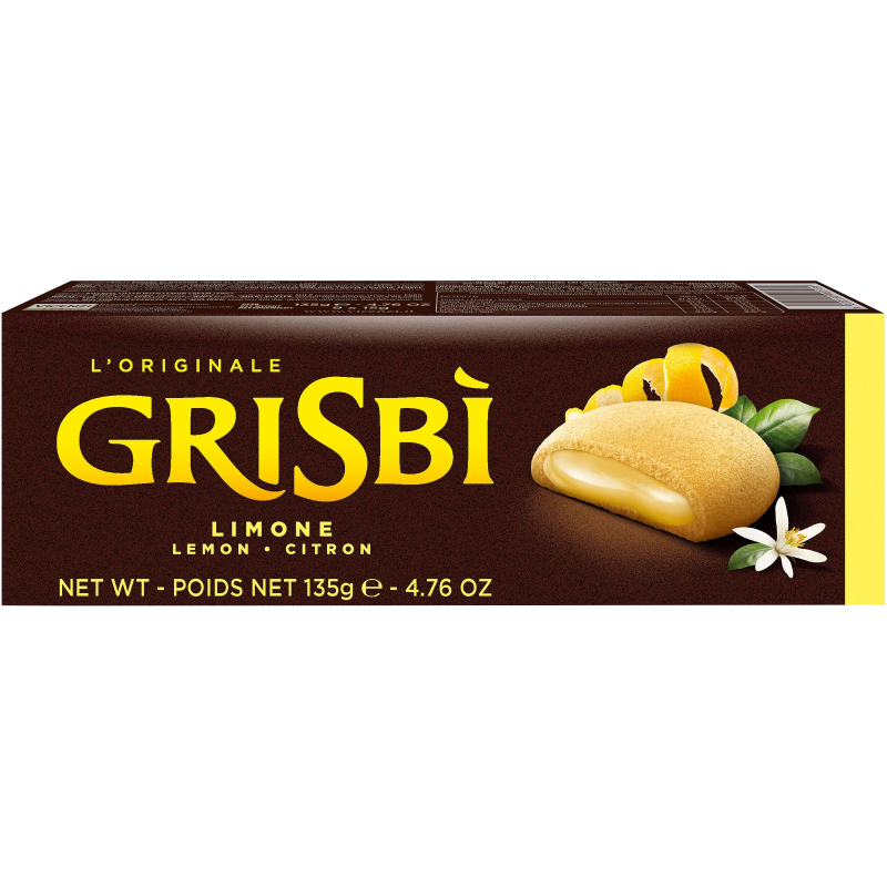 Печенье Grisbi с начинкой из лимонного крема ТМ Grisbi  135 гр - фото 1