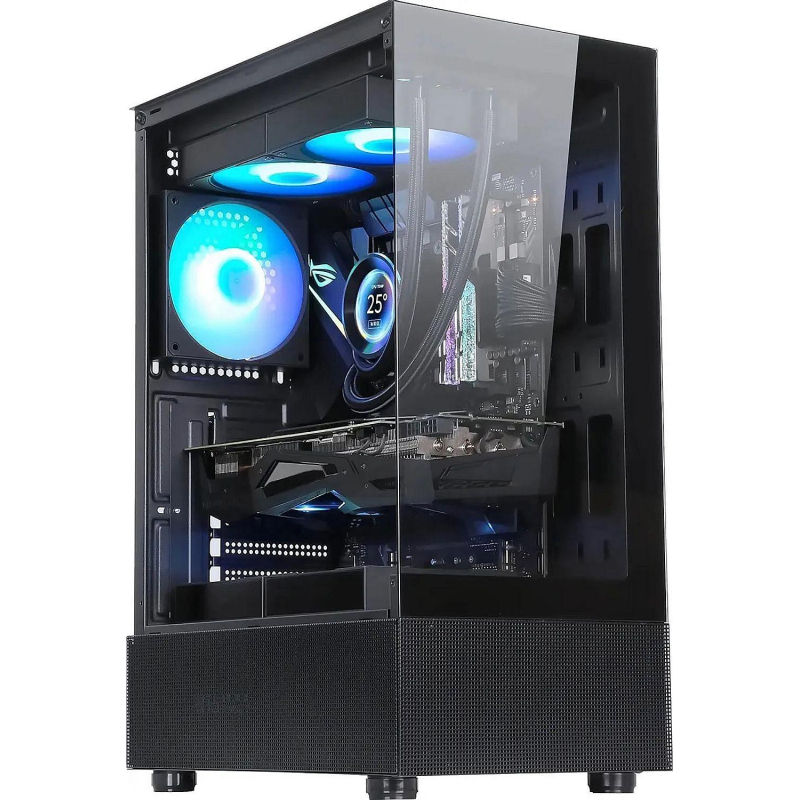 Корпус Formula Crystal Z1 черный без БП ATX 3x120mm 2xUSB2.0 1xUSB3.0 - фото 2
