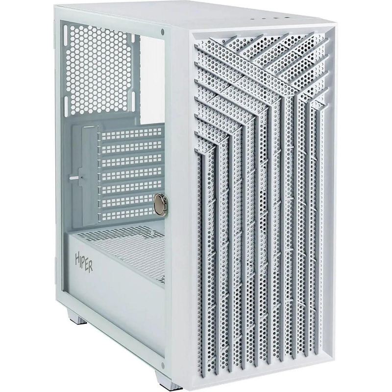 Корпус Hiper DW-1 белый без БП ATX 8x120mm 4x140mm 2x200mm 2xUSB2.0 - фото 2