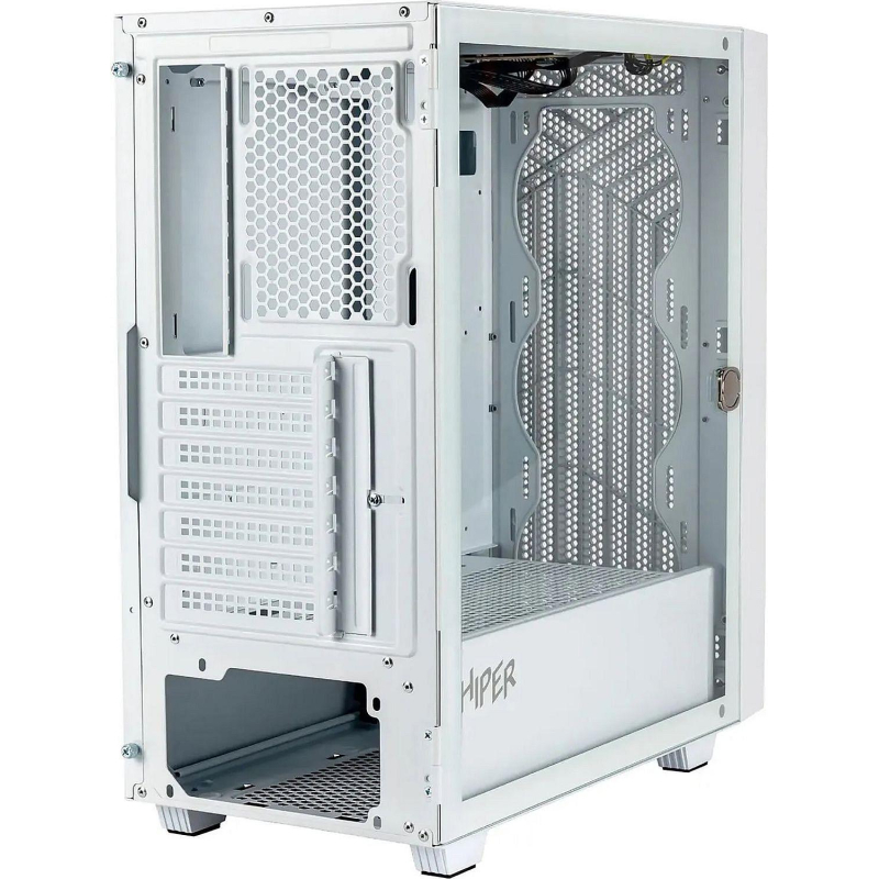 Корпус Hiper DW-1 белый без БП ATX 8x120mm 4x140mm 2x200mm 2xUSB2.0 - фото 4