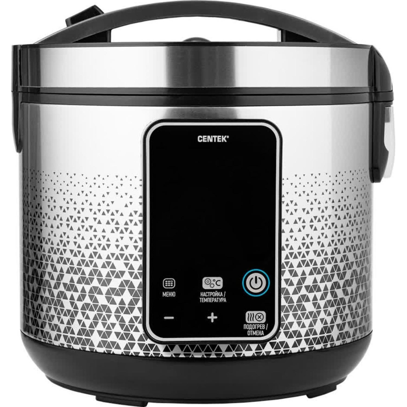 Мультиварка Centek CT-1499 (черный/сталь)  900Вт, 5.0л, 25прог, мультиповар - фото 2