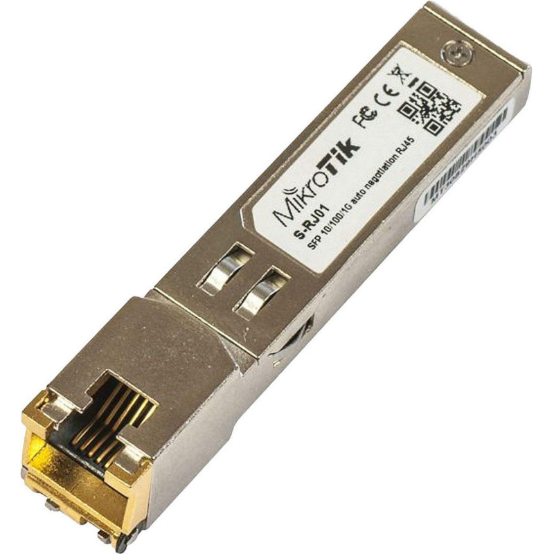 Трансивер MikroTik SFP (S-RJ01) 10/100/1000M copper module - фото 1