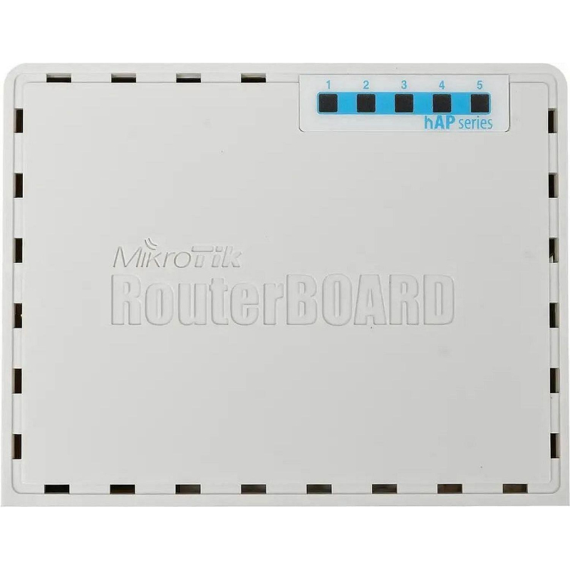 Точка доступа wi-fi MikroTik hAP (RB951UI-2ND) 650MHz, 64MB, 5xLAN - фото 2