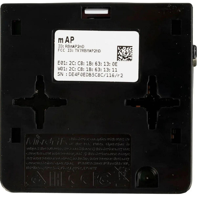 Точка доступа wi-fi MikroTik mAP (RBMAP2ND) AR9531 650MHz, 64MB, 2xLAN - фото 5