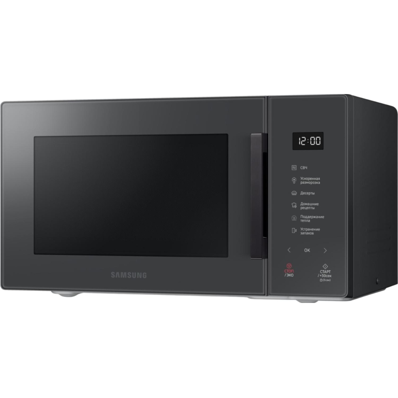 Микроволновая печь Samsung (MS23T5018AC/BW) 23л. 800Вт антрацит - фото 1