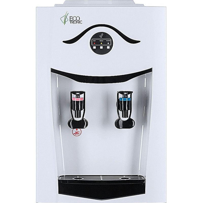 Кулер Ecotronic K21-LF white-black с холодильником, напольный - фото 2