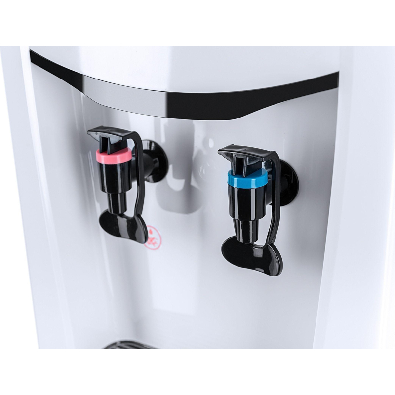 Кулер Ecotronic K21-LF white-black с холодильником, напольный - фото 8