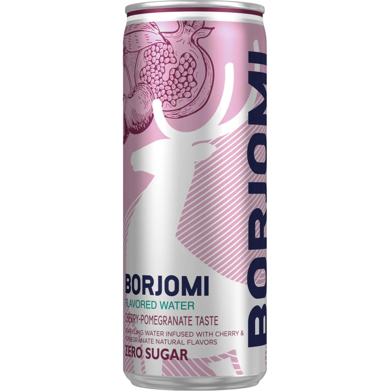 Напиток Боржоми Flavored Water Вишня-Гранат без сахара ж/б 330мл - фото 1
