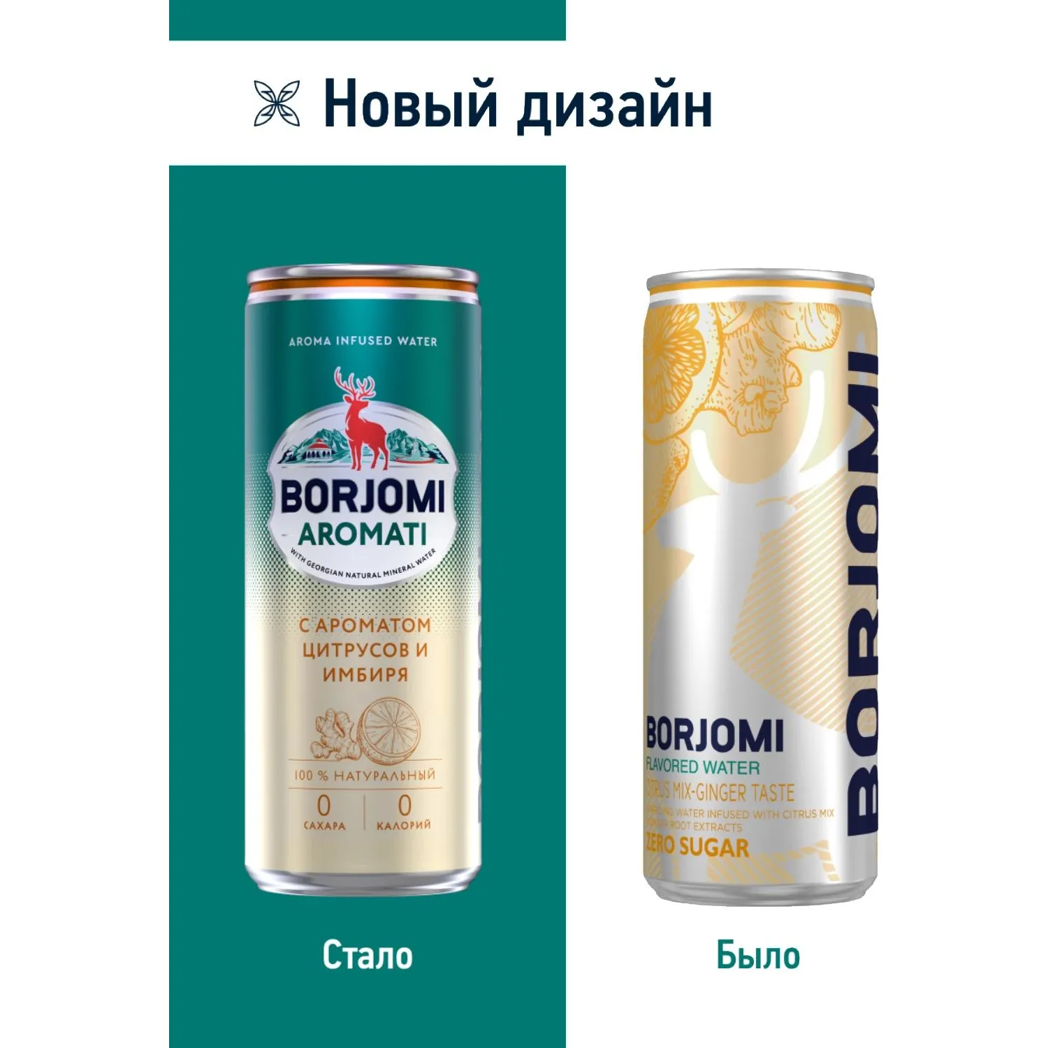 Напиток Боржоми Flavored Water Цитрус-Имбирь без сахара, газ ж/б, 0,33л - фото 2