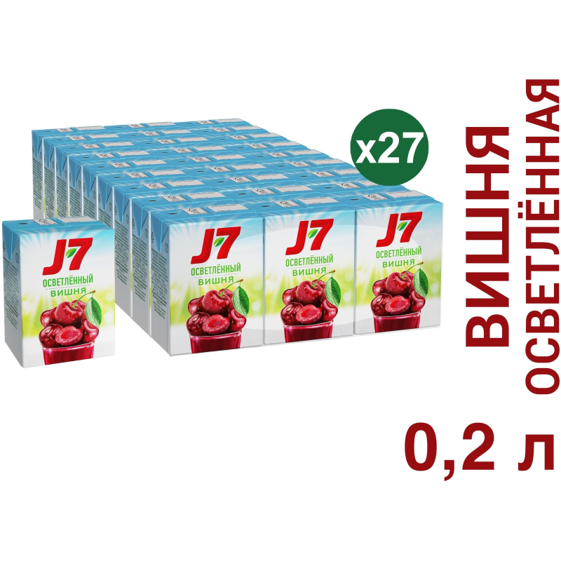Нектар J7 вишня 0,2л - фото 1