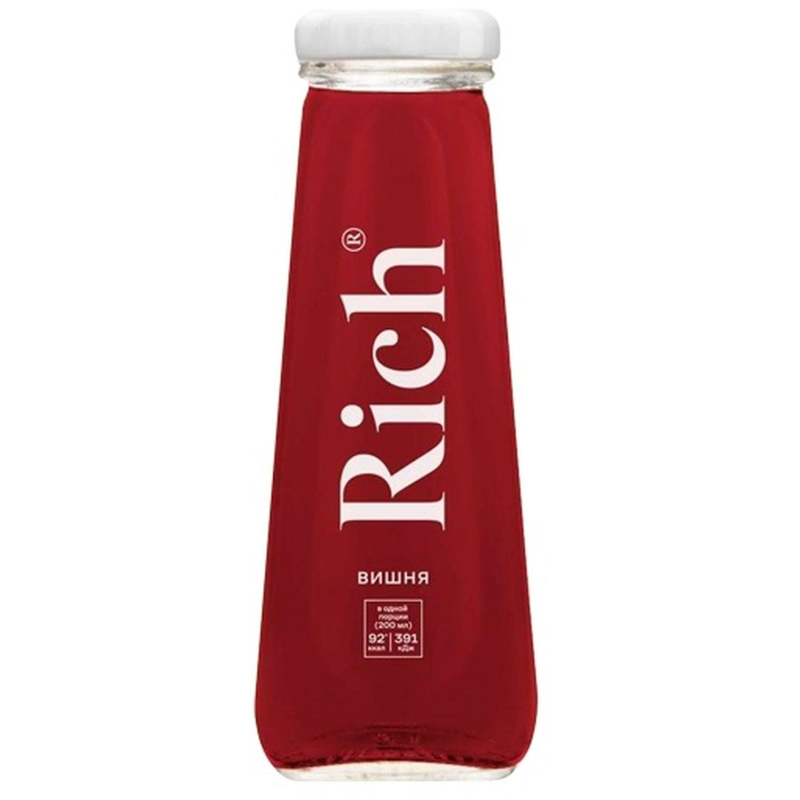 Сок Rich вишня стекл. бут. 0,2л - фото 1