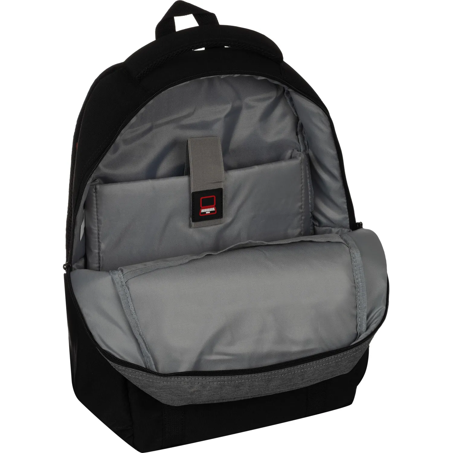 Рюкзак для ноутбука BigTech Special 15.6 LBP-BT-02BKGR, черно-серый - фото 7