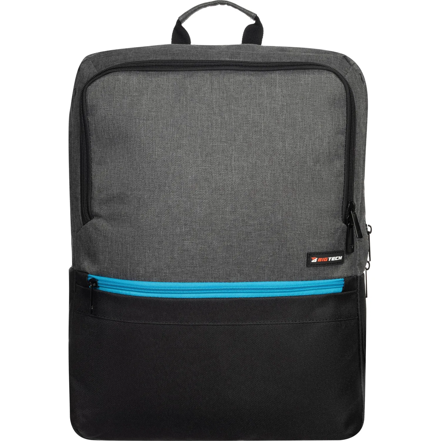 Рюкзак для ноутбука BigTech Special 17.3 LBP-BT-03BKGR, черно-серый - фото 1