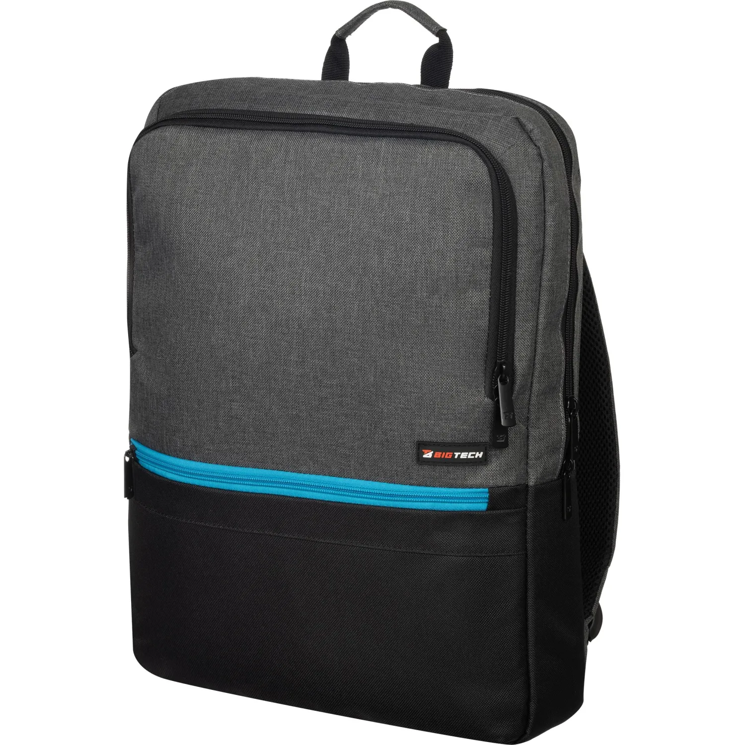 Рюкзак для ноутбука BigTech Special 17.3 LBP-BT-03BKGR, черно-серый - фото 4