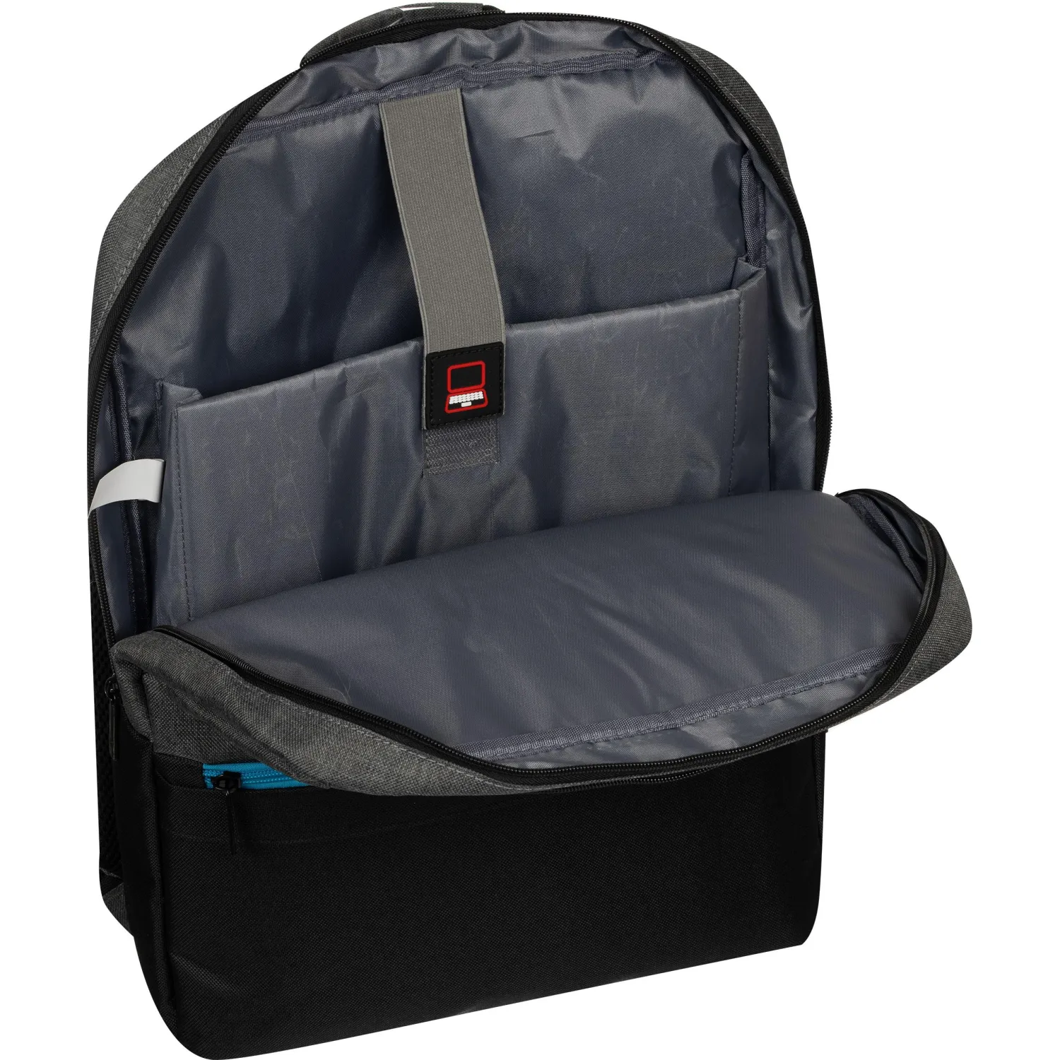 Рюкзак для ноутбука BigTech Special 17.3 LBP-BT-03BKGR, черно-серый - фото 7