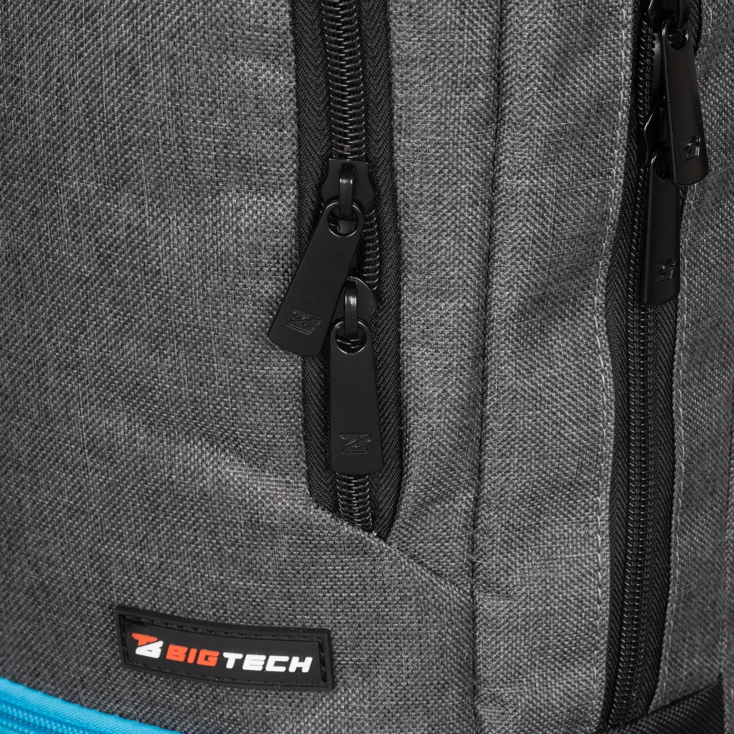 Рюкзак для ноутбука BigTech Special 17.3 LBP-BT-03BKGR, черно-серый - фото 10