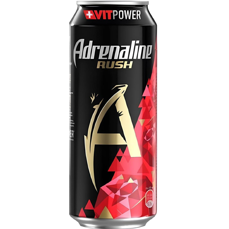 Напиток энергетический Adrenaline Rush Ред Энерджи ж/б 0,449л - фото 1