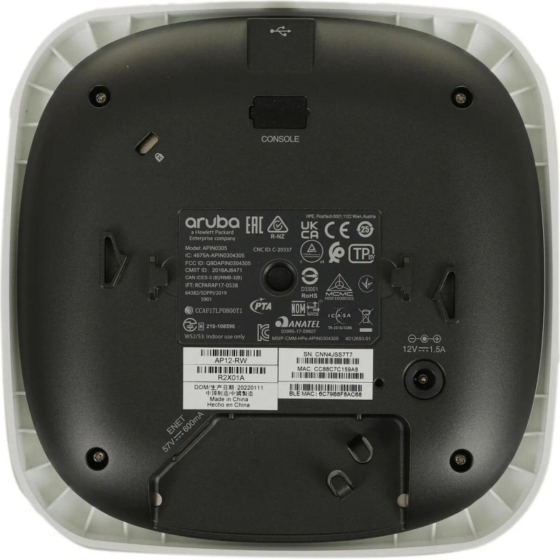 Точка доступа HPE Aruba R2X01A Instant On AP12 Access Point - фото 3