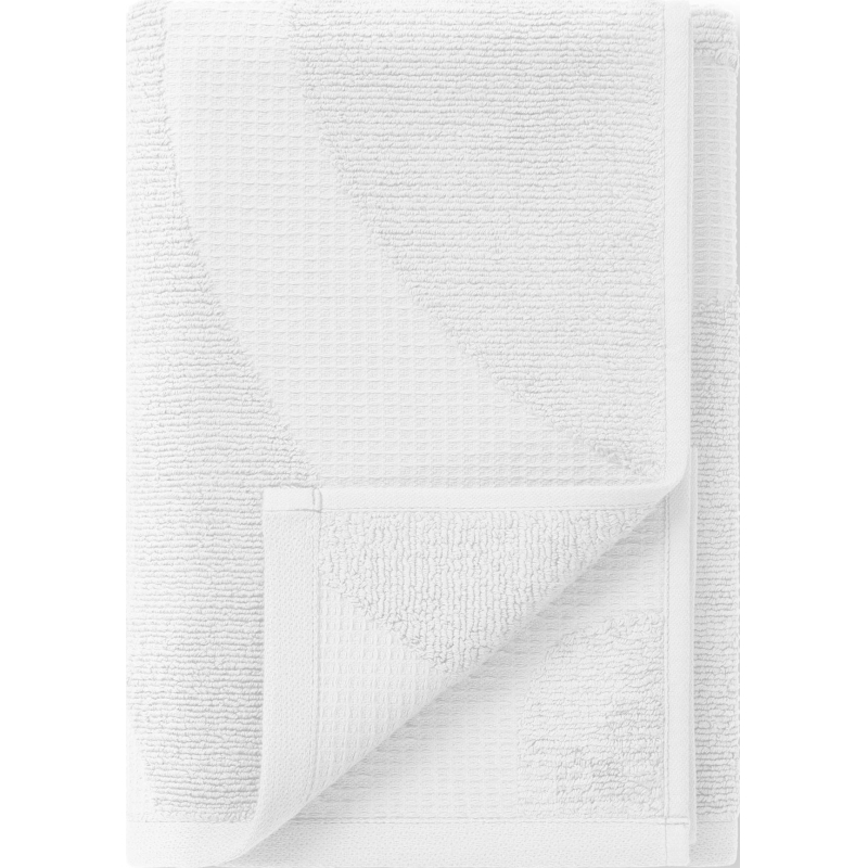Полотенце махровое Verossa 70х140 Wave Texture, 480 гр/м2, белый, 797263 - фото 1