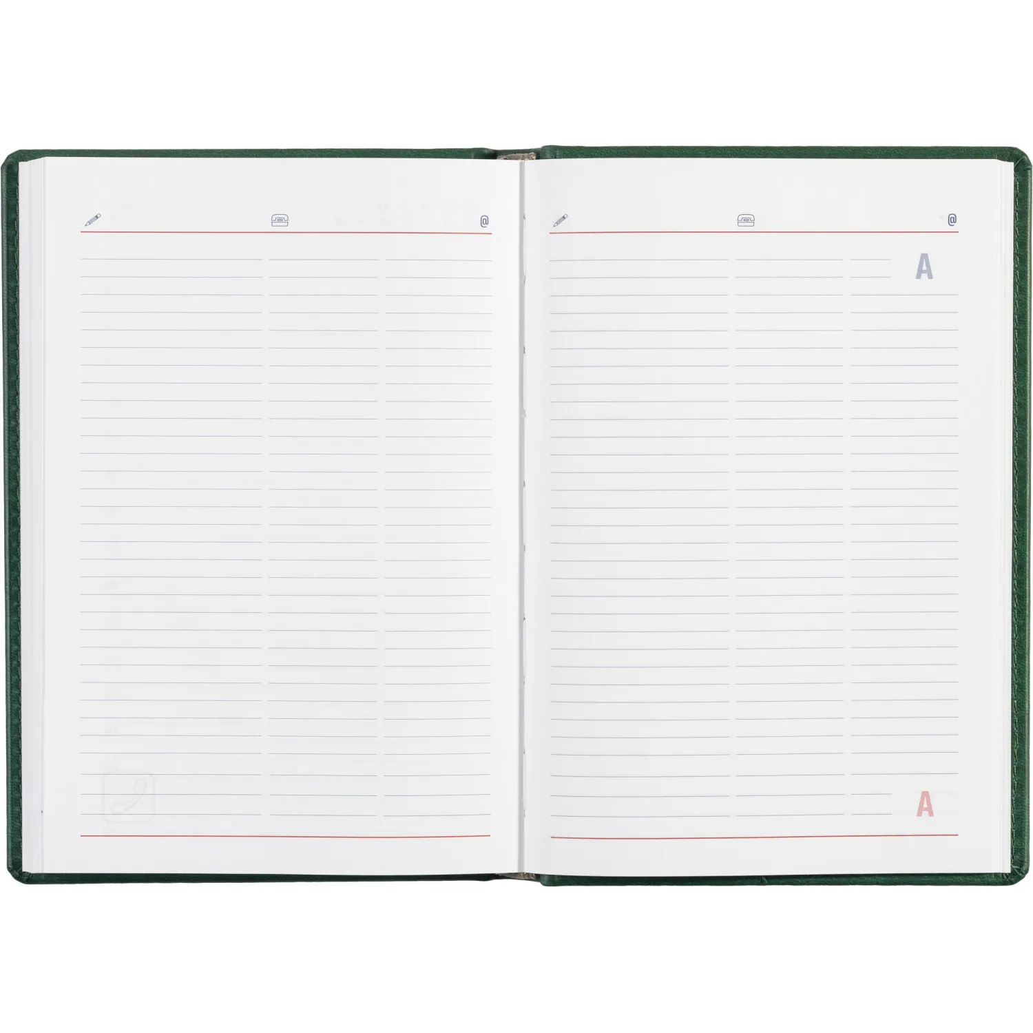 Ежедневник недатированный зелёный,А5,143х210мм,176л,ATTACHE Сиам - фото 18