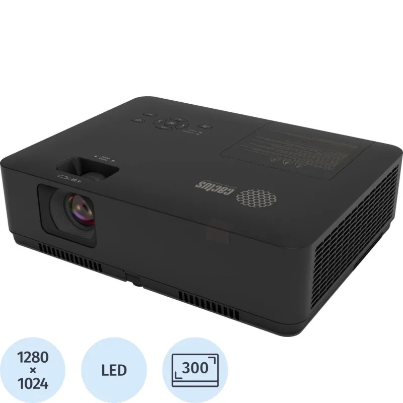 Проектор Cactus CS-S2.B 3LCD 40000Lm LS 4000Lm ANSI 15000:1 (10000час) - фото 1
