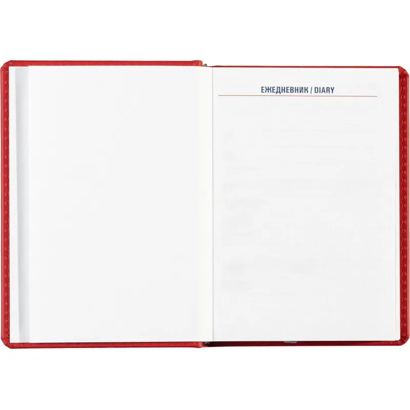 Ежедневник недатированный красный,А6,110х155мм,176л,ATTACHE Сиам - фото 9