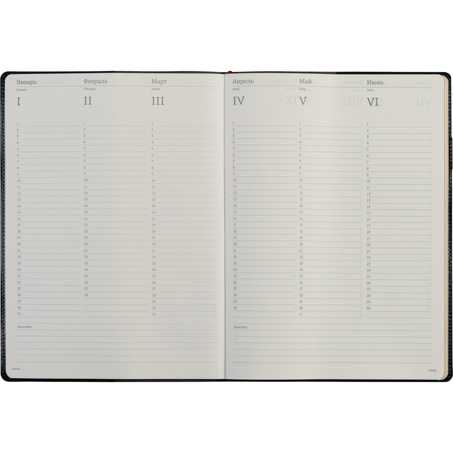 Еженедельник недатированный синий,A4,222х302мм,128 стр.,Br.V.PROFY 3-098/01 - фото 10