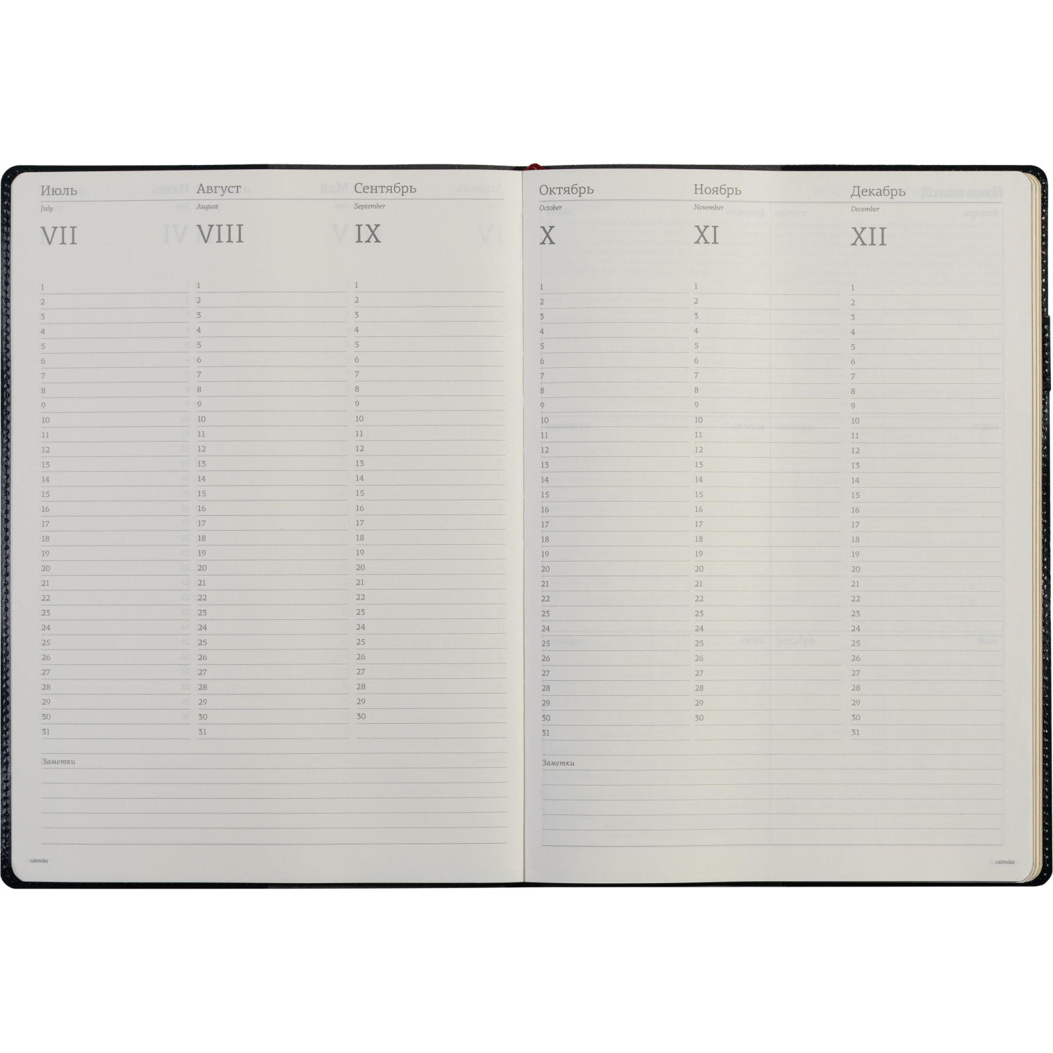 Еженедельник недатированный синий,A4,222х302мм,128 стр.,Br.V.PROFY 3-098/01 - фото 11