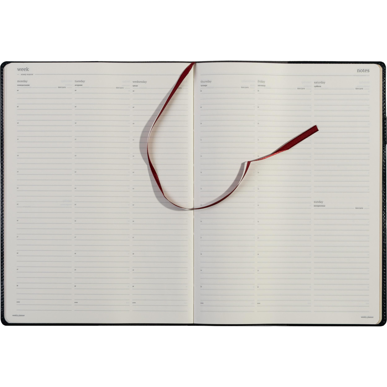 Еженедельник недатированный синий,A4,222х302мм,128 стр.,Br.V.PROFY 3-098/01 - фото 19