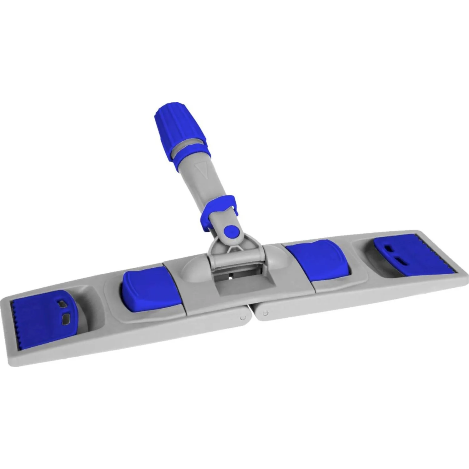 Держатель МОПа универс/зажимы, пластик LuscanProf  40х11см, серый/синий - фото 1