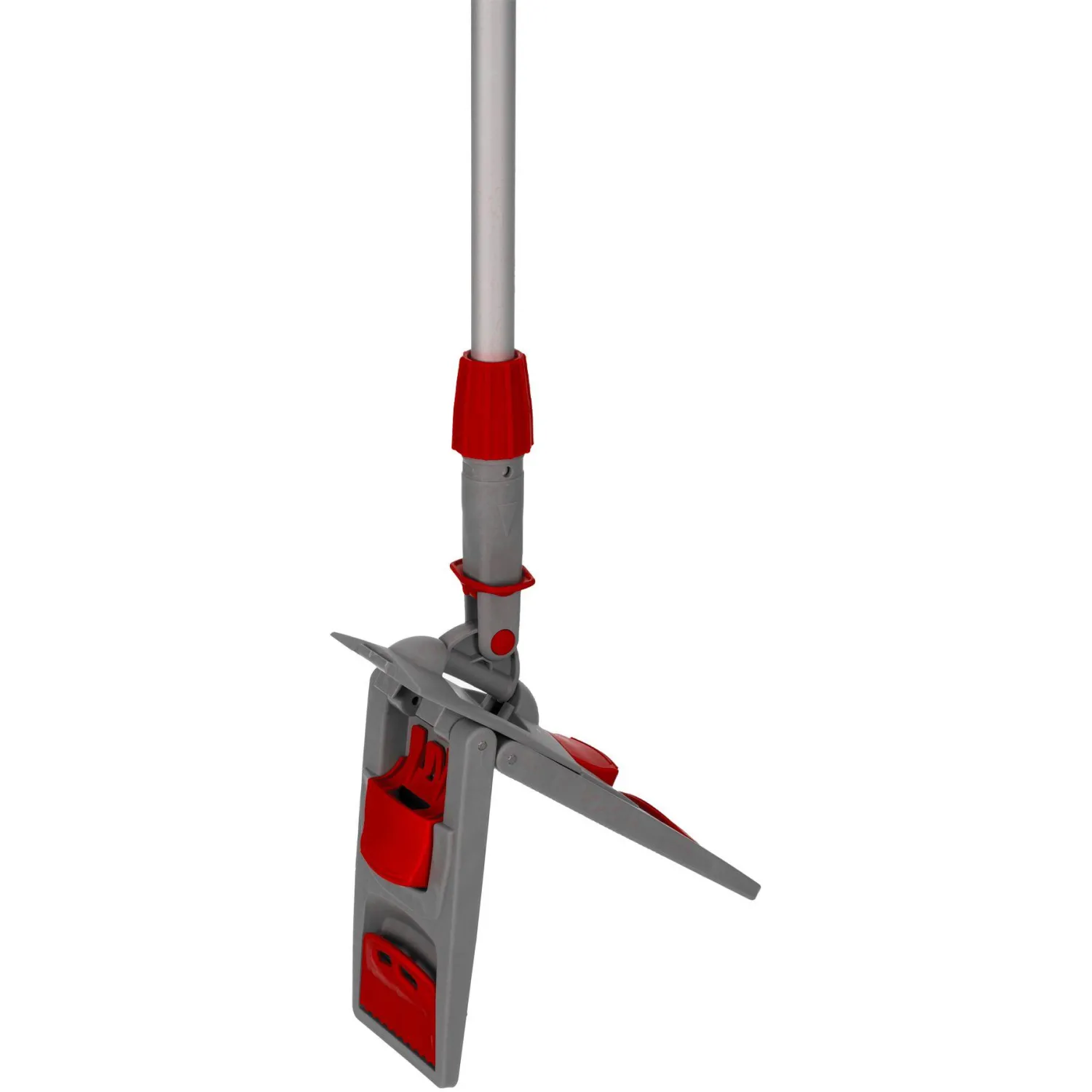 Держатель МОПа универс/зажимы, пластик LuscanProf  40х11см, серый/красный - фото 4