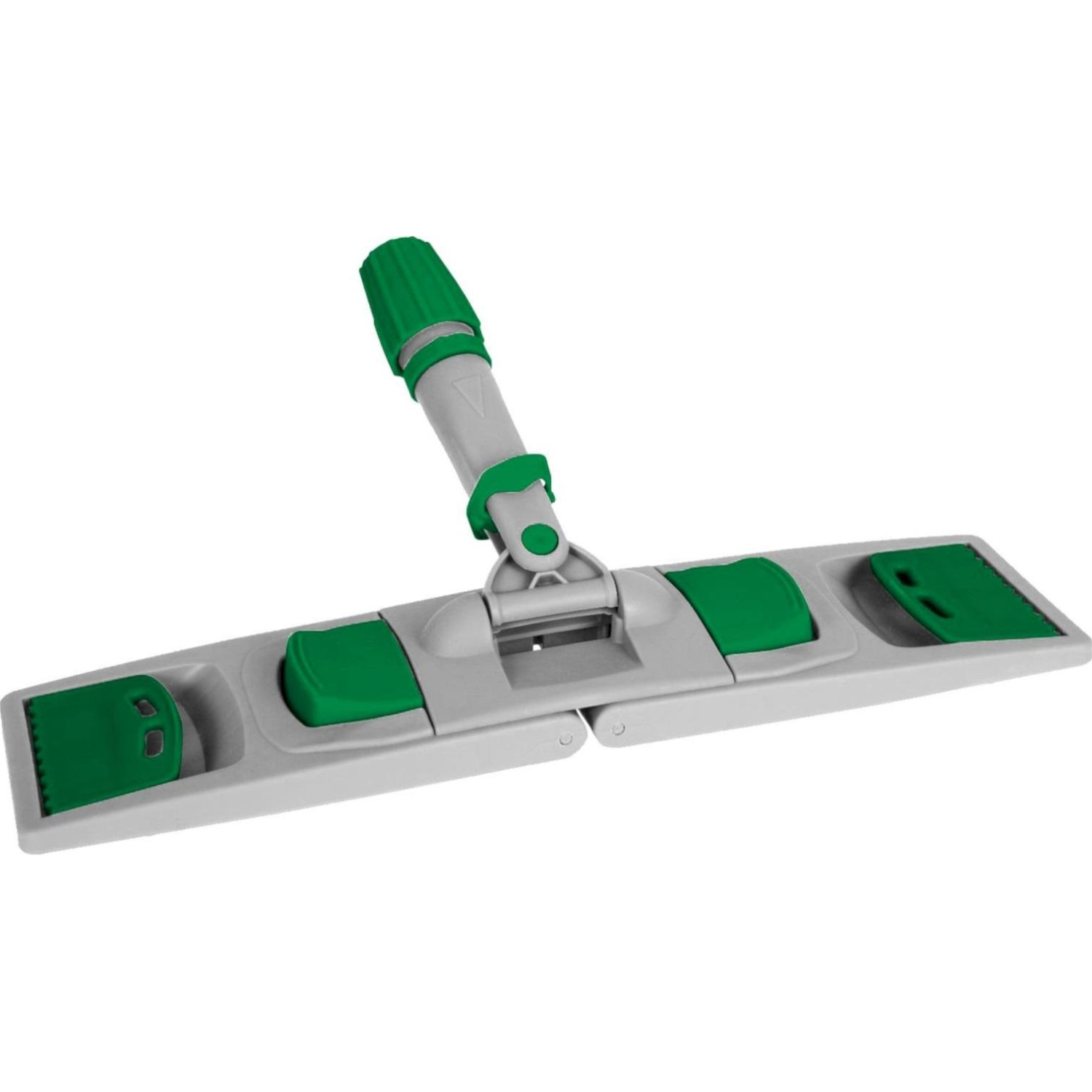 Держатель МОПа универс/зажимы, пластик LuscanProf  50х11см, серый/зеленый - фото 1